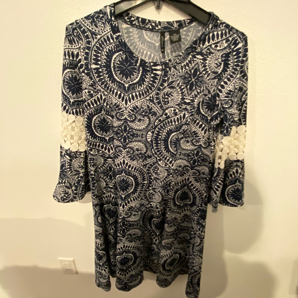 Navy blue dress